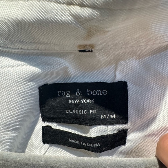 Rag and Bone Short Sleeve Button-Up Shirt M - Picture 3 of 4